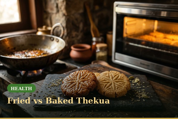 Fried vs Baked Thekua