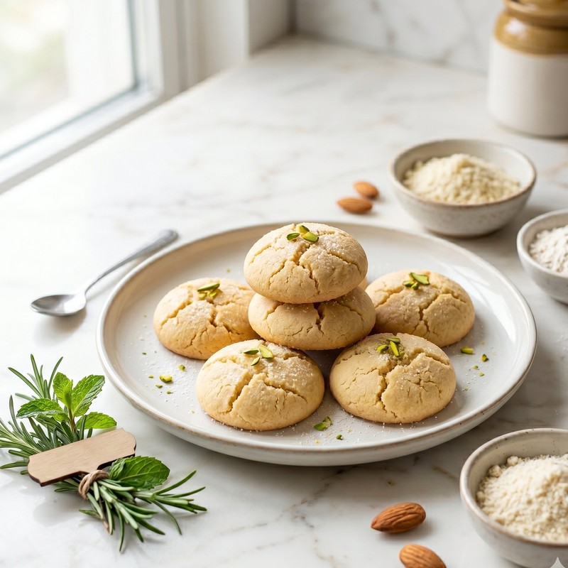 Gluten-Free Nan Khatai